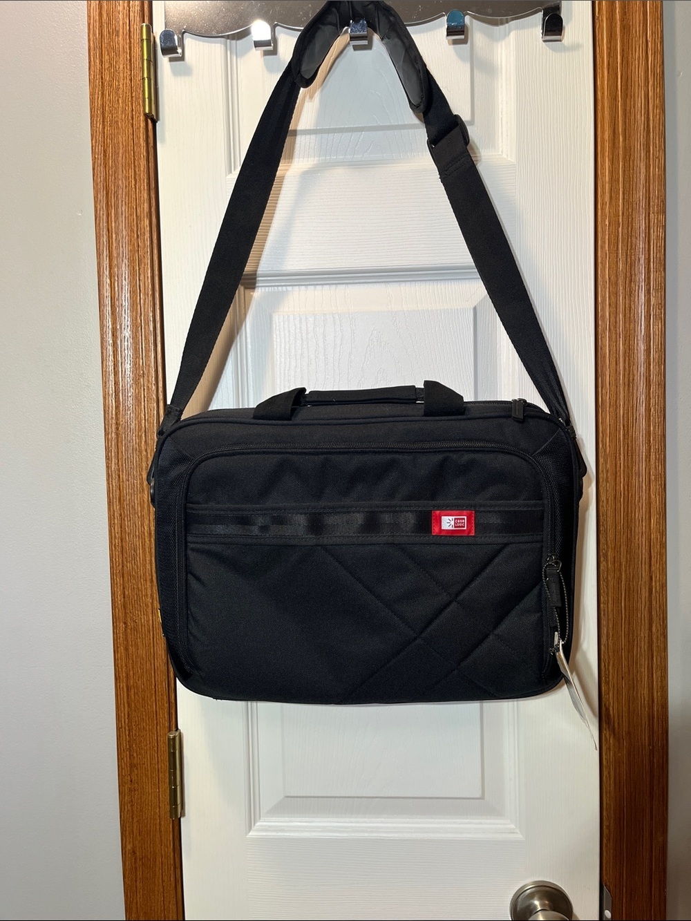 Case Logic Black Laptop & Tablet Commuter Briefcase Messenger Bag